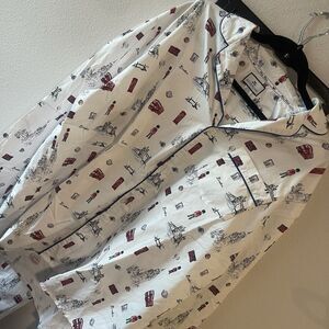 PETITE PLUME Men’s XL Long Sleeve Short Set, London Is Calling